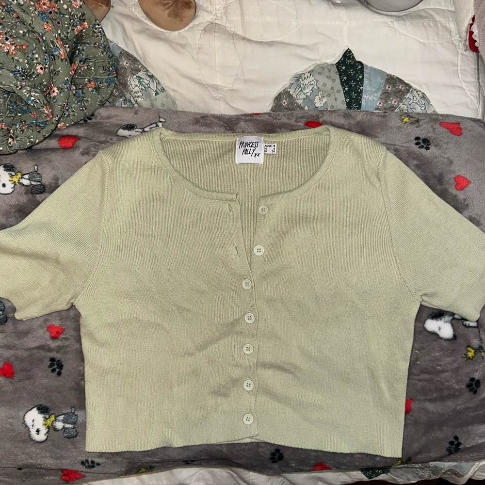 Cropped sweater top 💚